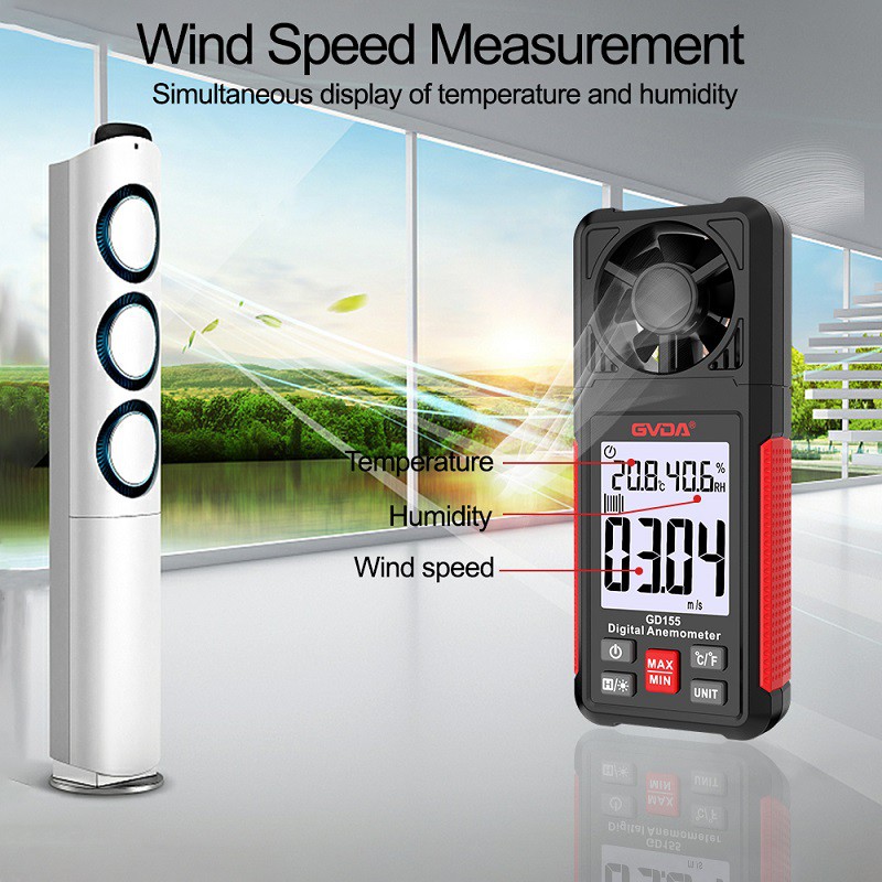 WindSpeedVolumeTemperatureTester-
